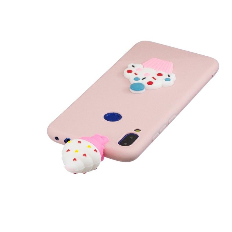 Cover Hoesje Xiaomi Redmi Note 7 Telefoonhoesje 3D Kopje Cake