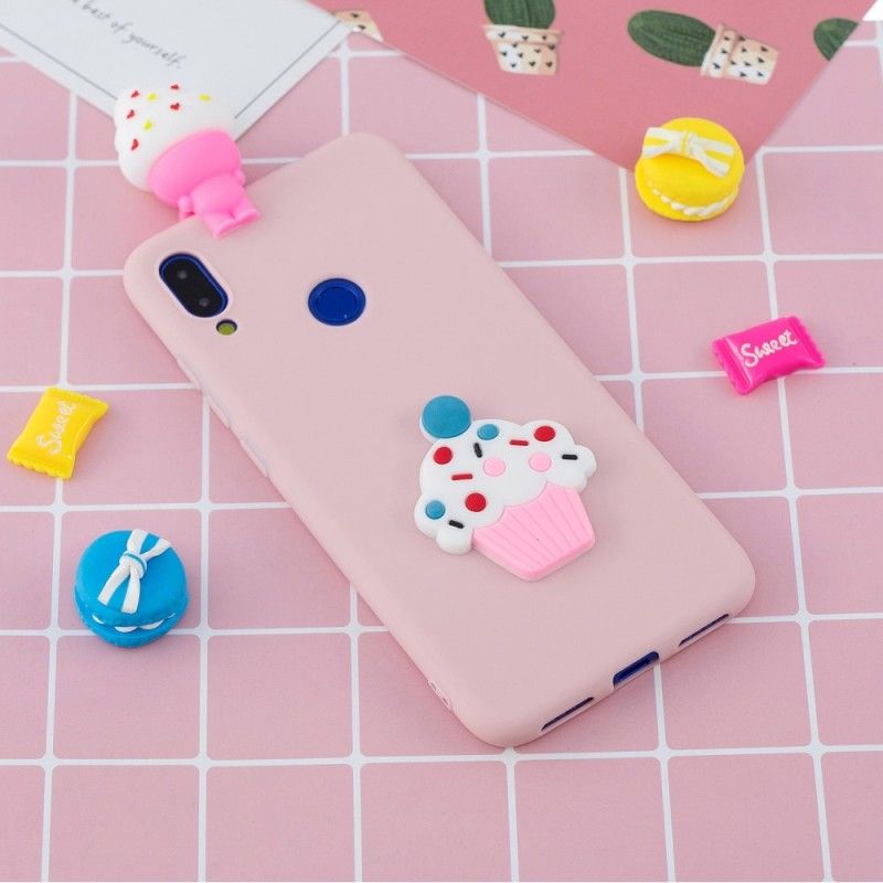 Cover Hoesje Xiaomi Redmi Note 7 Telefoonhoesje 3D Kopje Cake