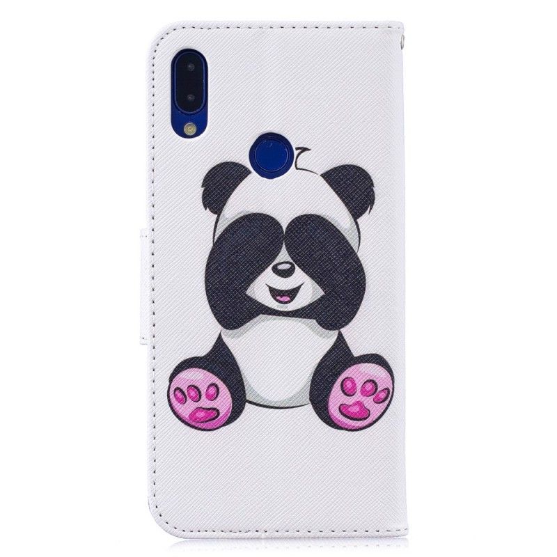 Flip Case Leren Xiaomi Redmi Note 7 Leuke Panda