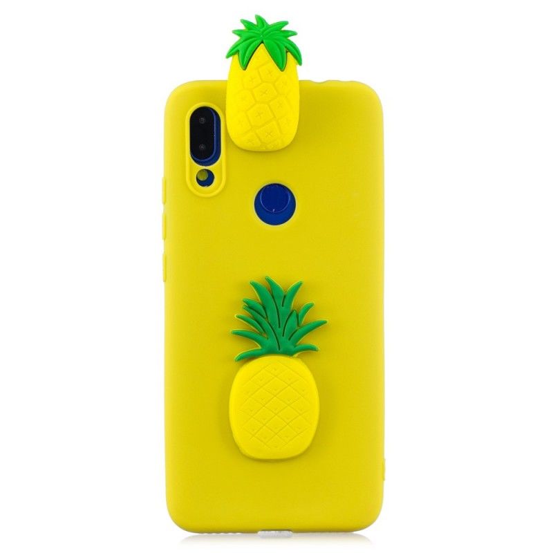 Hoesje voor Xiaomi Redmi Note 7 3D Ananas