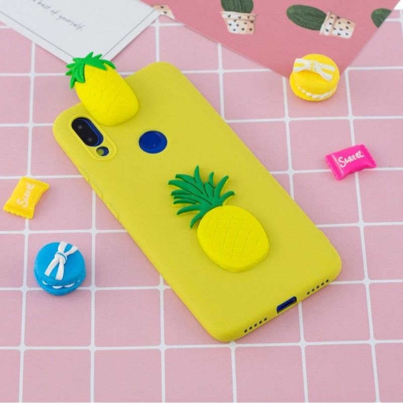 Hoesje voor Xiaomi Redmi Note 7 3D Ananas