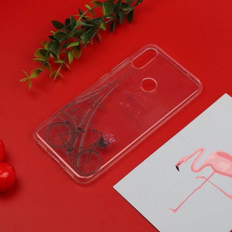 Hoesje voor Xiaomi Redmi Note 7 Transparant Hallo Parijs