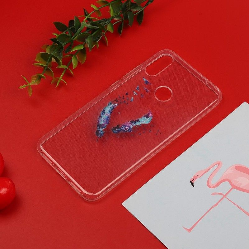 Hoesje voor Xiaomi Redmi Note 7 Transparante Veren