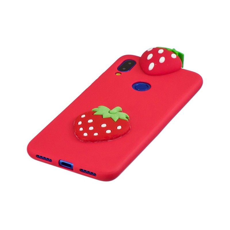 Hoesje Xiaomi Redmi Note 7 3D Aardbei