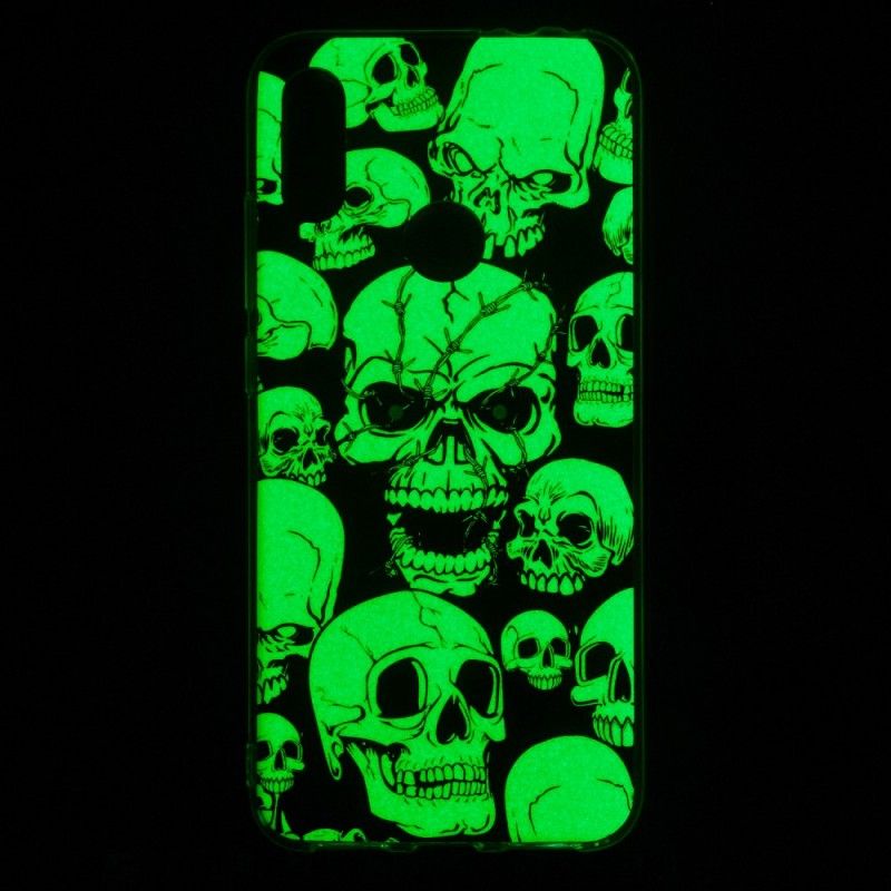 Hoesje Xiaomi Redmi Note 7 Aandacht Fluorescerende Schedels