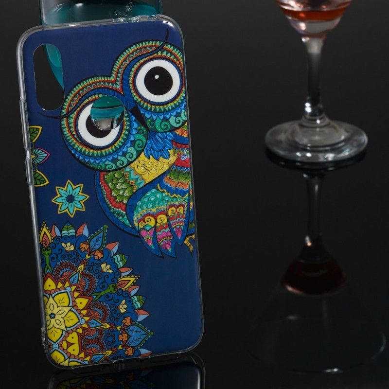 Hoesje Xiaomi Redmi Note 7 Fluorescerende Mandala-Uil