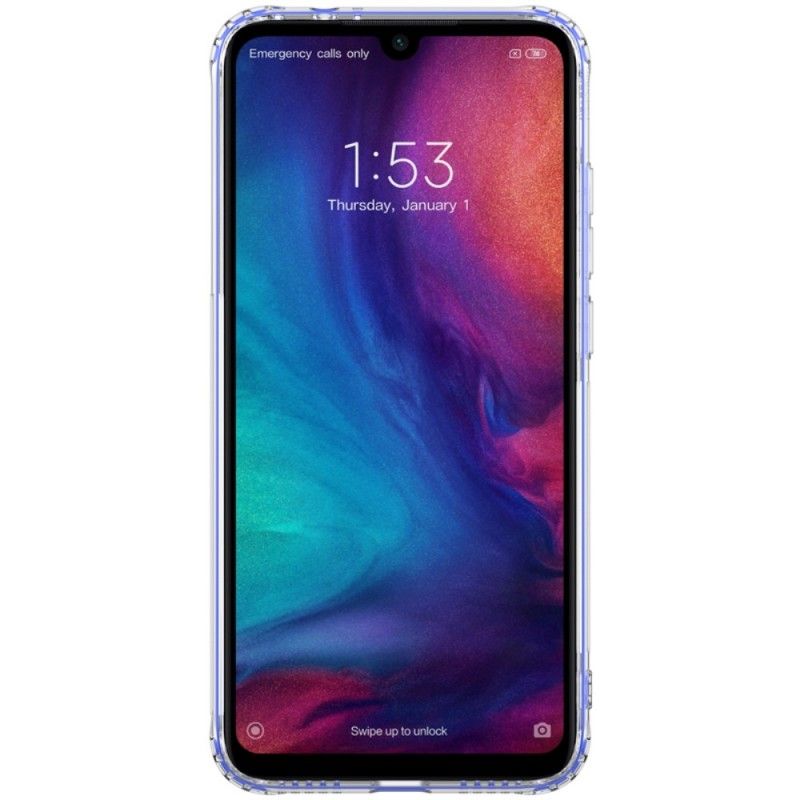 Hoesje Xiaomi Redmi Note 7 Transparant Grijs Transparant Nillkin