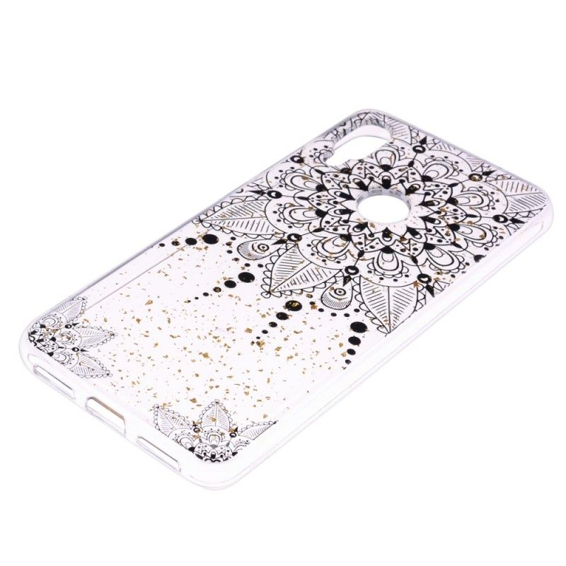 Hoesje Xiaomi Redmi Note 7 Transparant Grijze Mandala