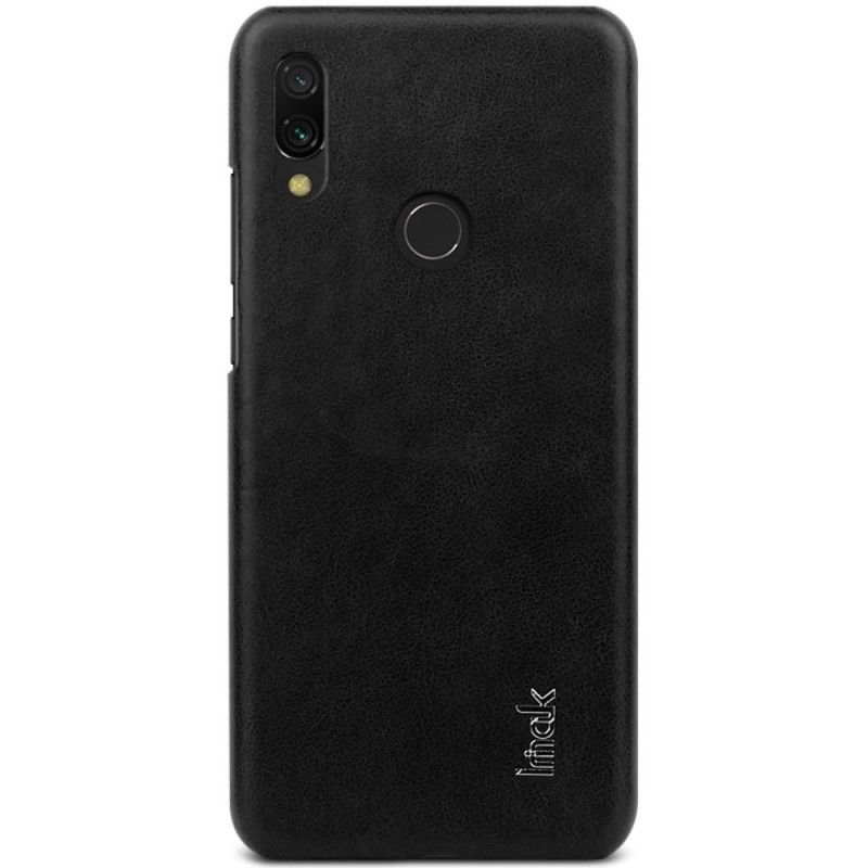 Hoesje Xiaomi Redmi Note 7 Zwart Imak Ruiyi Serie Leereffect