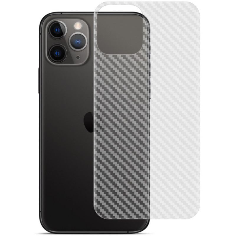 Achterfolie iPhone 11 Pro Max Imak Carbon Stijl