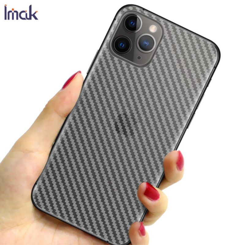 Achterfolie iPhone 11 Pro Max Imak Carbon Stijl