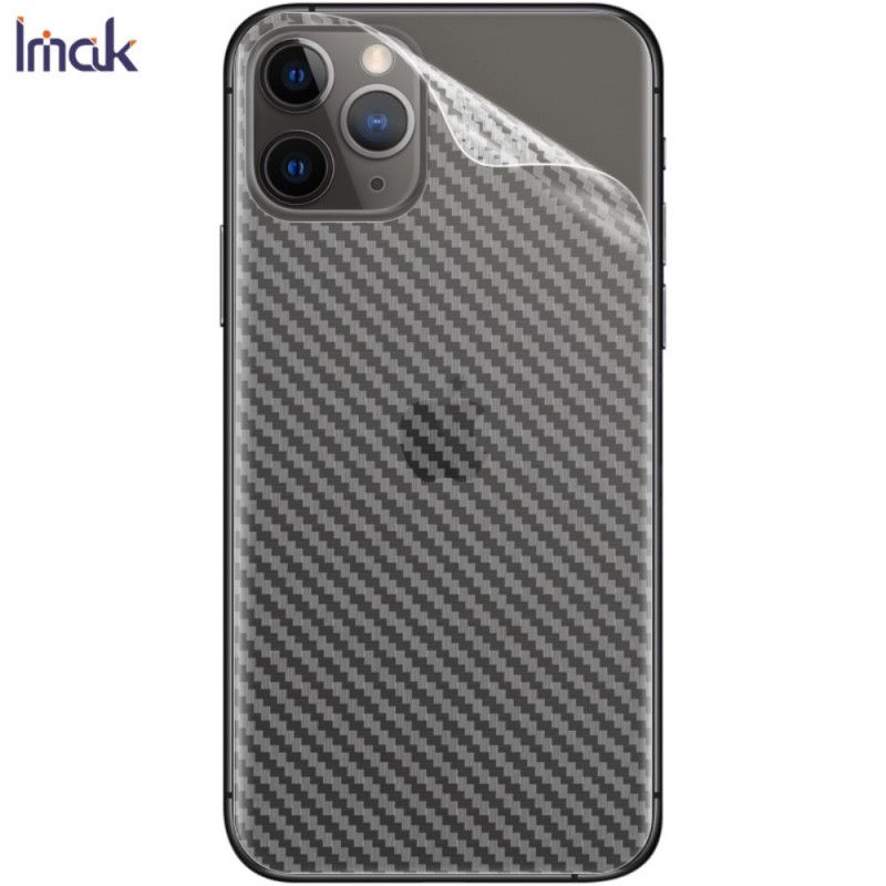 Achterfolie iPhone 11 Pro Max Imak Carbon Stijl