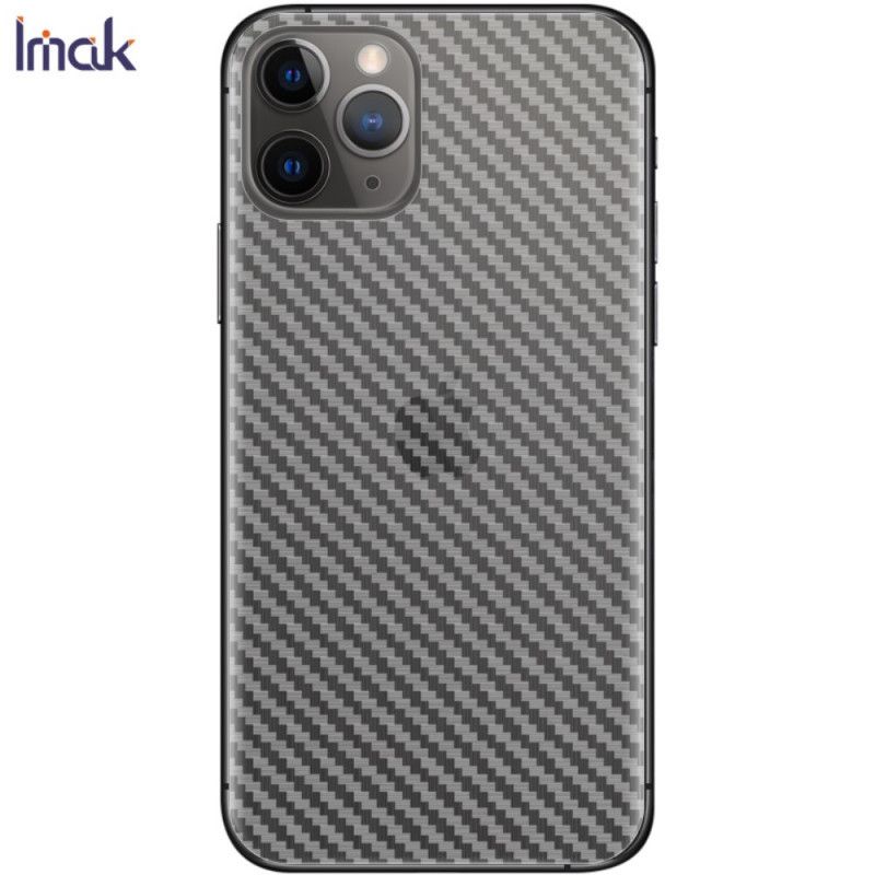 Achterfolie iPhone 11 Pro Max Imak Carbon Stijl