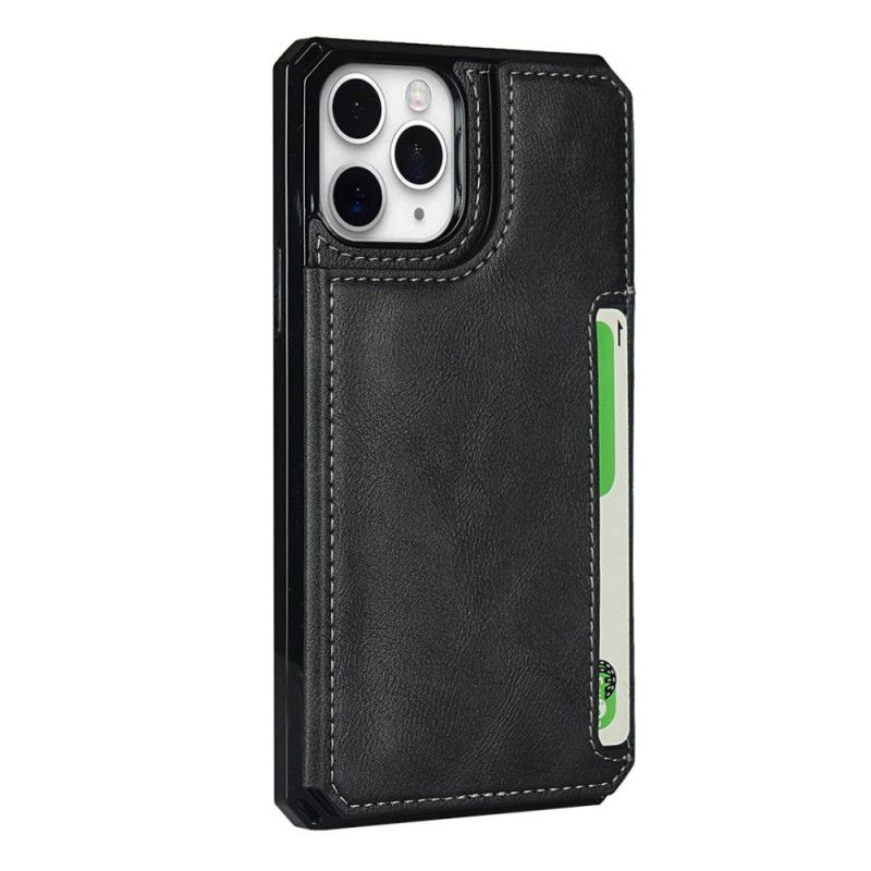 Case Hoesje iPhone 11 Pro Max Grijs Zwart Telefoonhoesje Multifunctioneel Met Riem