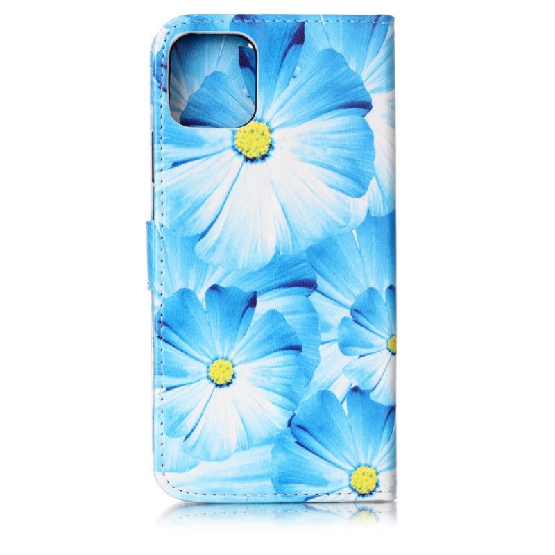 Cover Folio-hoesje iPhone 11 Pro Max Zwart Telefoonhoesje Bloemenontdekking