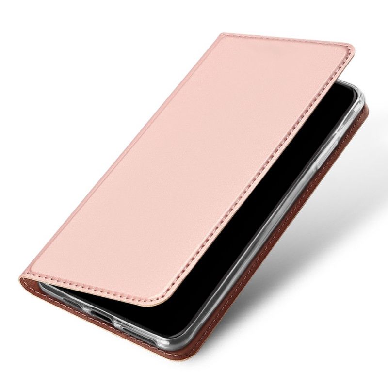 Folio-hoesje iPhone 11 Pro Max Goud Zwart Telefoonhoesje Skin Pro Serie Dux Ducis