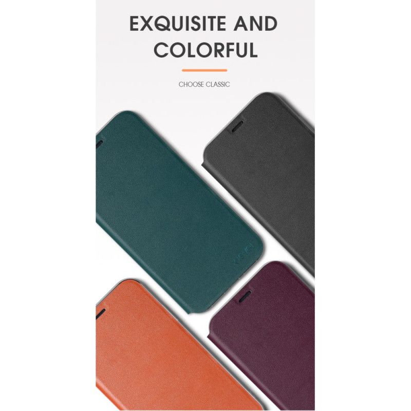 Folio-hoesje iPhone 11 Pro Max Oranje Zwart Telefoonhoesje Shandoo-Reeks X-Niveau