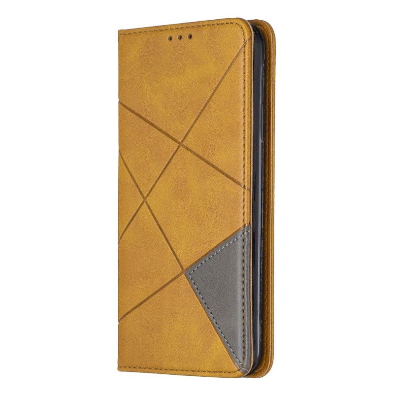 Folio-hoesje voor iPhone 11 Pro Max Grijs Zwart Kunstenaarsstijl