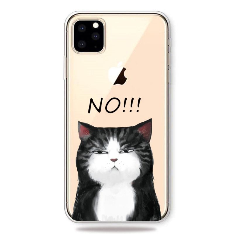 Hoesje iPhone 11 Pro Max De Kat Die Nee Zegt