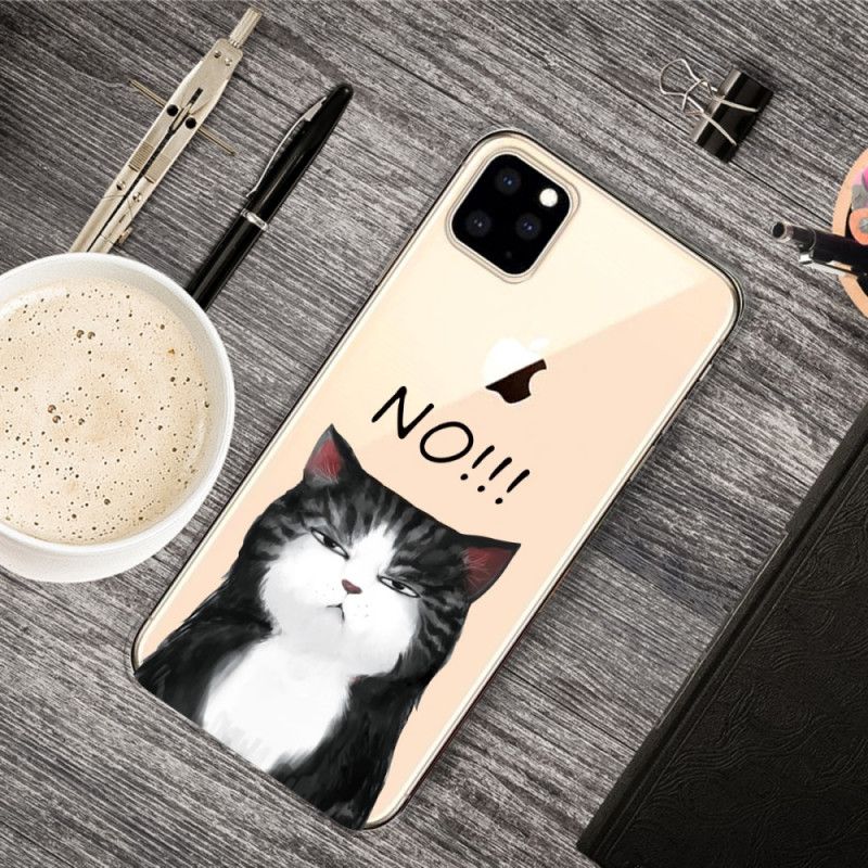 Hoesje iPhone 11 Pro Max De Kat Die Nee Zegt