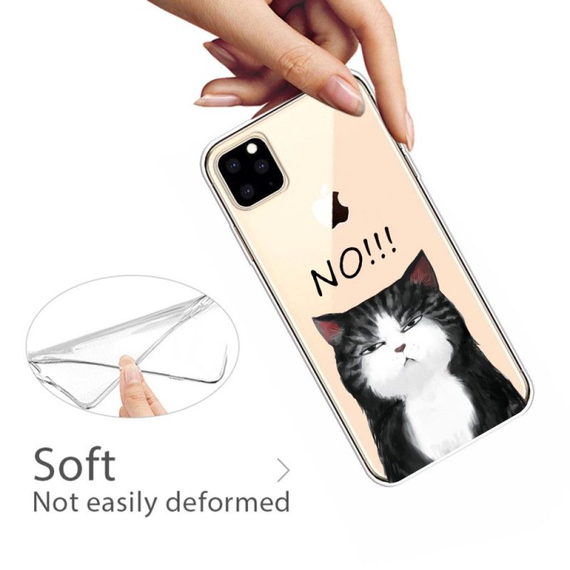 Hoesje iPhone 11 Pro Max De Kat Die Nee Zegt