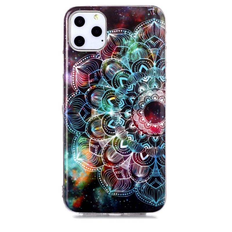 Hoesje iPhone 11 Pro Max Fluorescerende Bloemshow