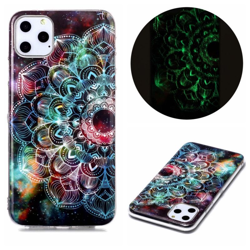 Hoesje iPhone 11 Pro Max Fluorescerende Bloemshow