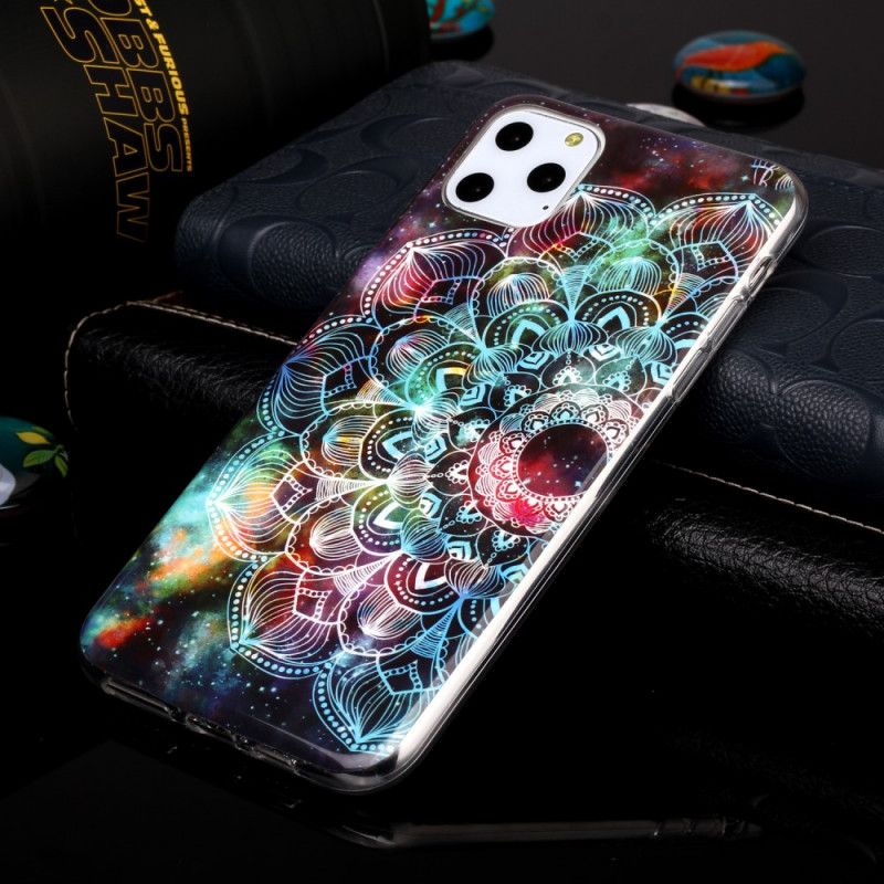 Hoesje iPhone 11 Pro Max Fluorescerende Bloemshow