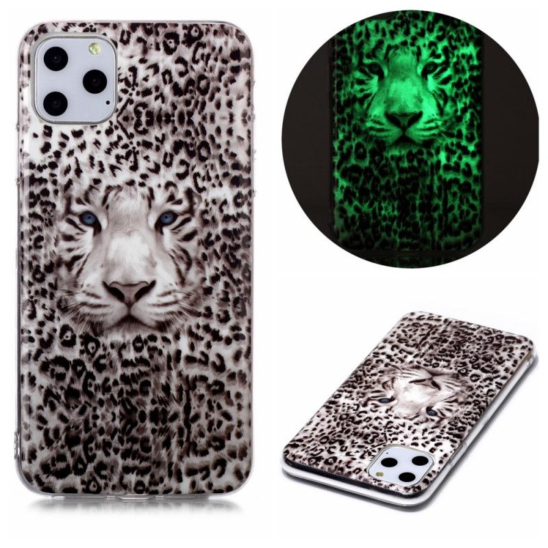 Hoesje iPhone 11 Pro Max Fluorescerende Luipaard