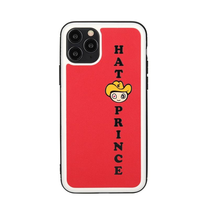 Hoesje iPhone 11 Pro Max Geel Rood Tekenfilmserie Hoedenprins