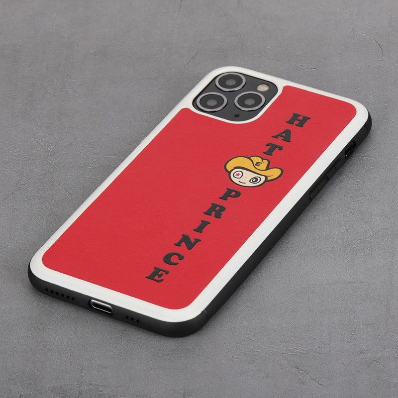 Hoesje iPhone 11 Pro Max Geel Rood Tekenfilmserie Hoedenprins