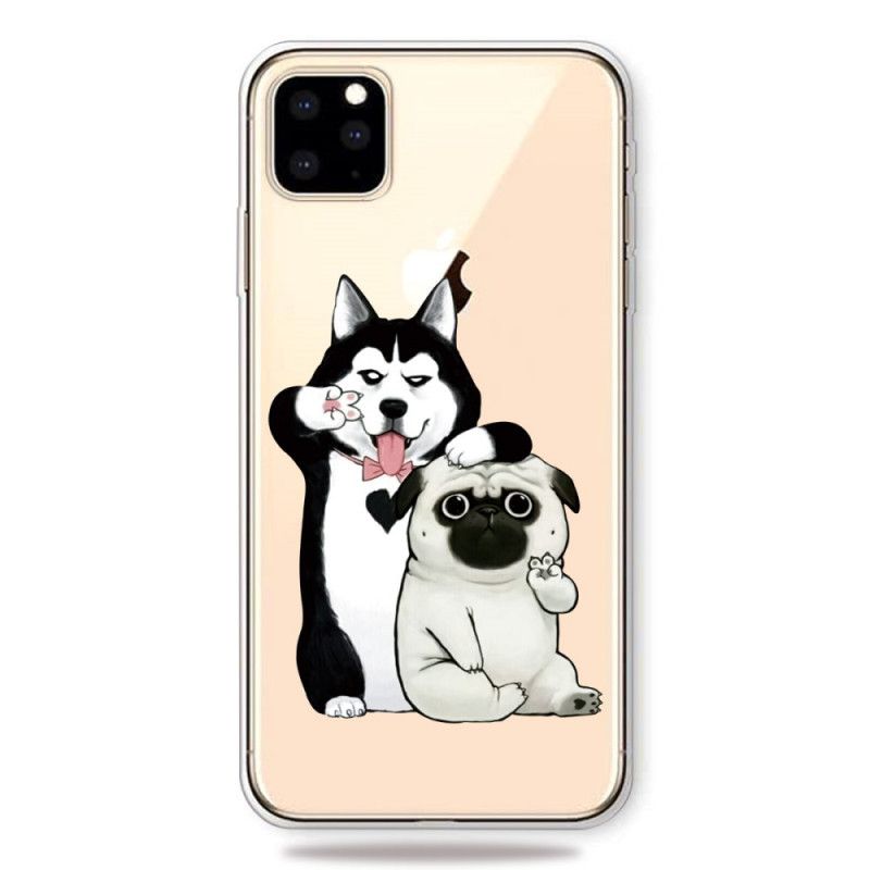 Hoesje iPhone 11 Pro Max Grappige Honden