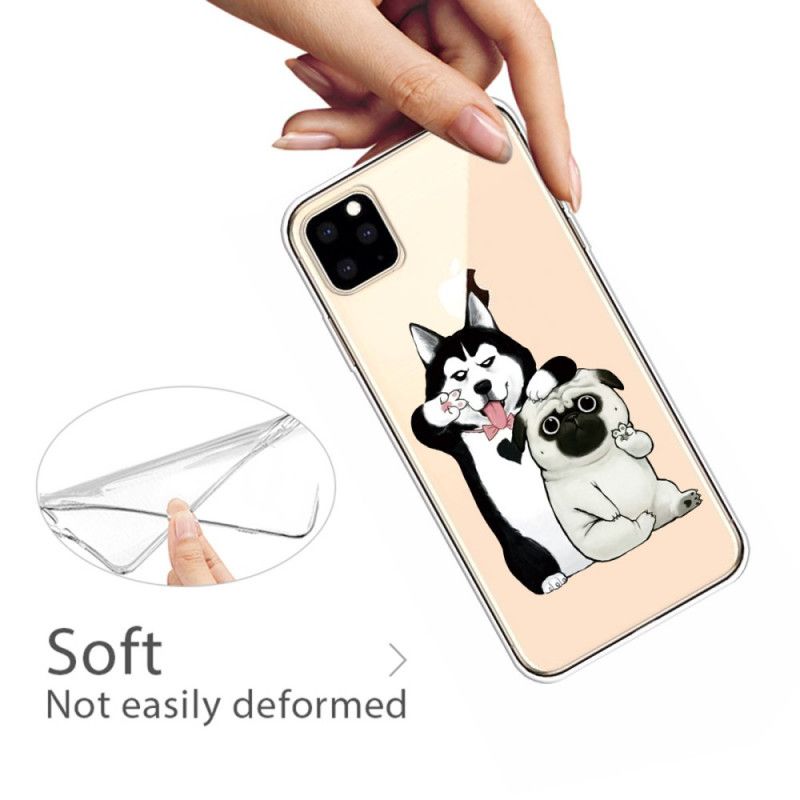 Hoesje iPhone 11 Pro Max Grappige Honden