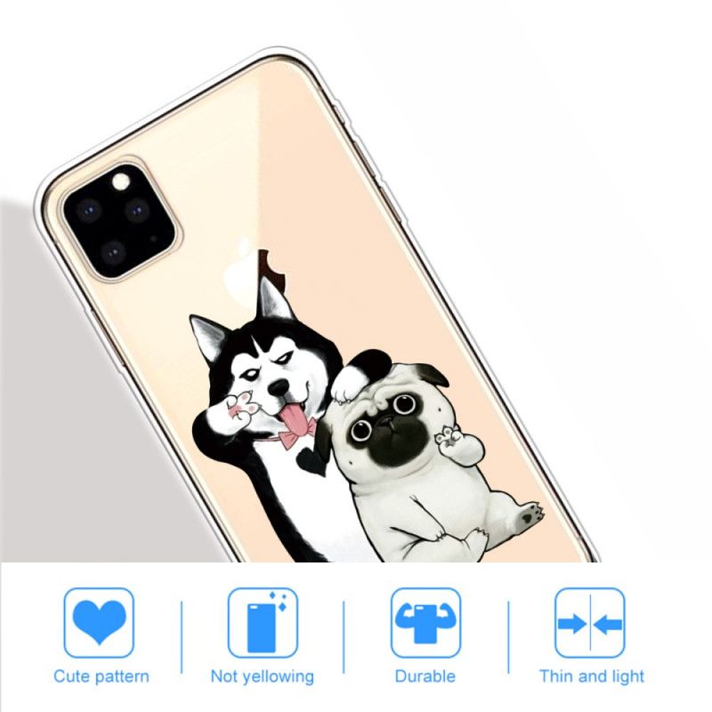 Hoesje iPhone 11 Pro Max Grappige Honden