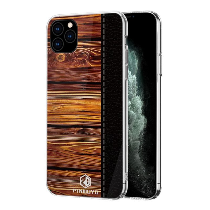 Hoesje iPhone 11 Pro Max Rood Zwart Dennen Dun Serie Pinwuyo