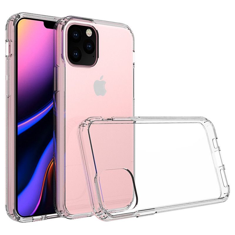 Hoesje iPhone 11 Pro Max Transparant Hybride Ontwerp