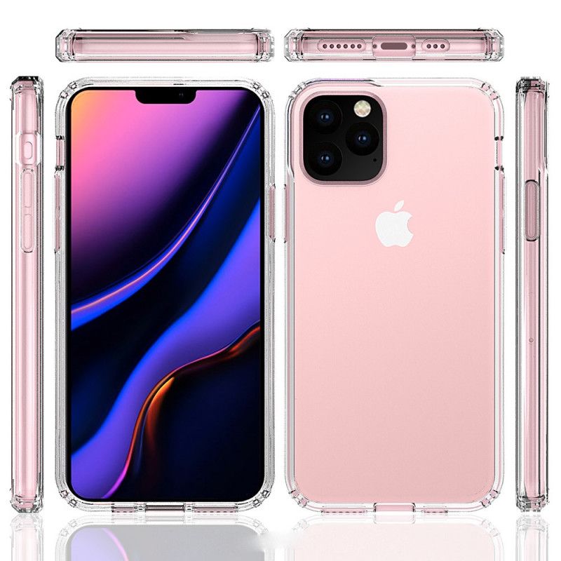 Hoesje iPhone 11 Pro Max Transparant Hybride Ontwerp