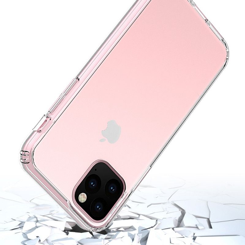 Hoesje iPhone 11 Pro Max Transparant Hybride Ontwerp