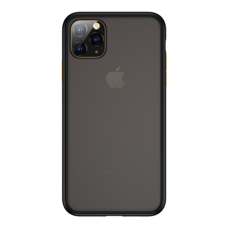 Hoesje iPhone 11 Pro Max Zwart Doorschijnende Benks