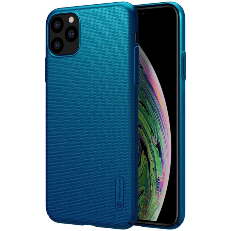 Hoesje voor iPhone 11 Pro Max Groen Rood Stijve Frosted Nillkin