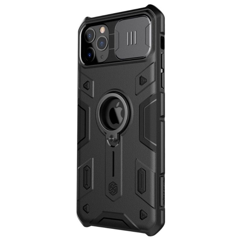 Hoesje voor iPhone 11 Pro Max Groen Zwart Ultra Resistent Beschermt De Nillkin Fotomodule