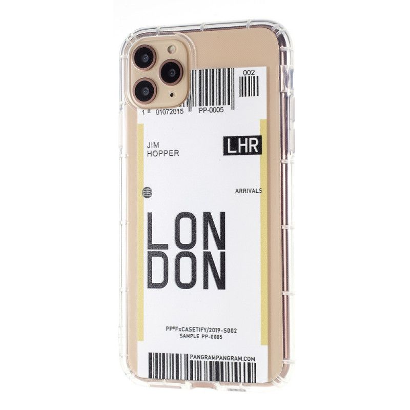 Hoesje voor iPhone 11 Pro Max Instapkaart Naar Londen