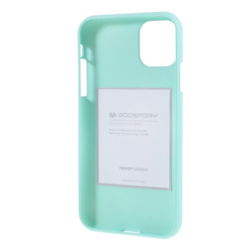 Hoesje voor iPhone 11 Pro Max Wit Zwart Mat Kwikgruis