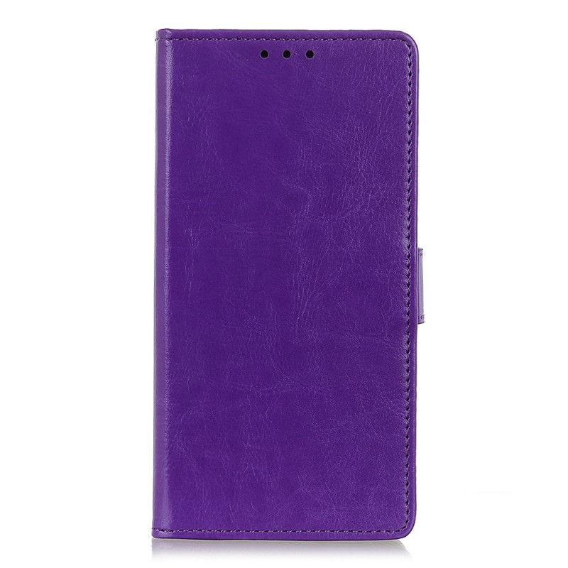 Leren Hoesje voor iPhone 11 Pro Max Wit Zwart Trendy Leerstijl 2019