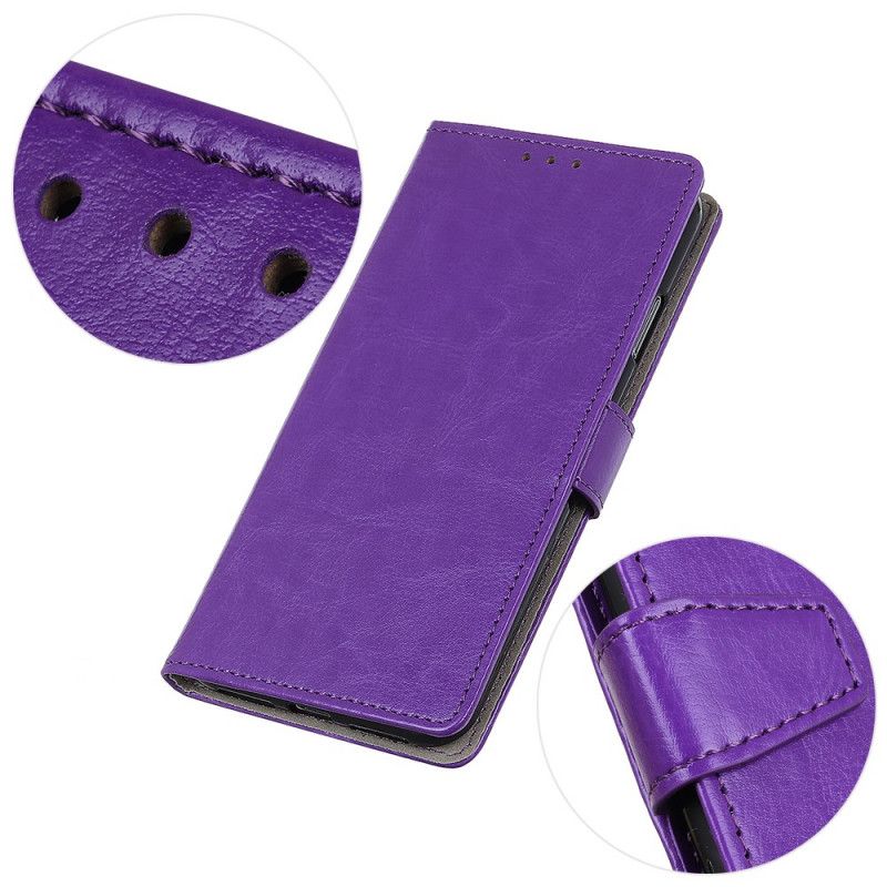 Leren Hoesje voor iPhone 11 Pro Max Wit Zwart Trendy Leerstijl 2019