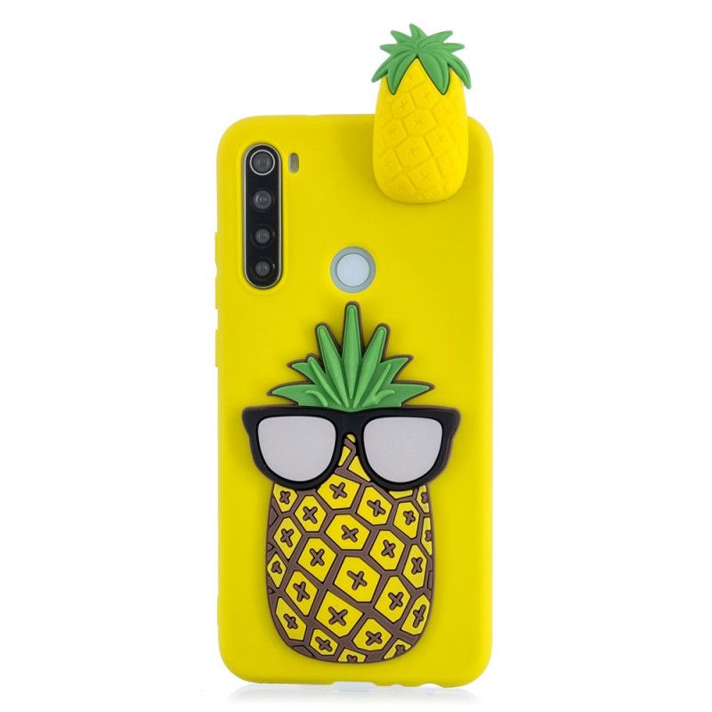 Case Hoesje Xiaomi Redmi Note 8 Telefoonhoesje 3D Coole Ananas