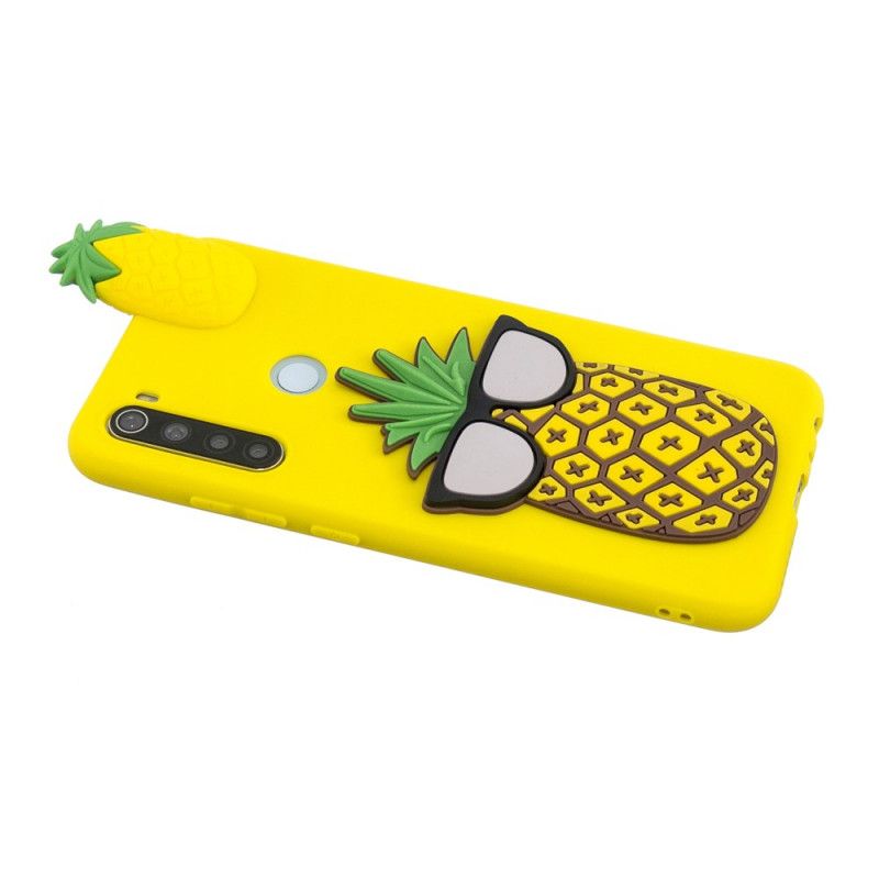 Case Hoesje Xiaomi Redmi Note 8 Telefoonhoesje 3D Coole Ananas