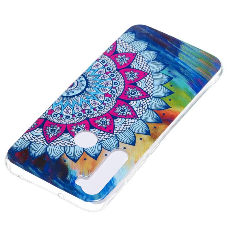 Case Hoesje Xiaomi Redmi Note 8 Telefoonhoesje Fluorescerende Mandala