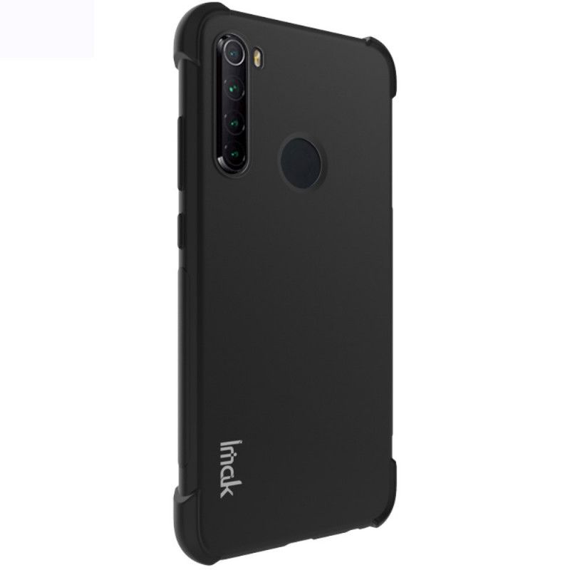 Hoesje voor Xiaomi Redmi Note 8 Grijs Zwart Imak Skin Feel Class