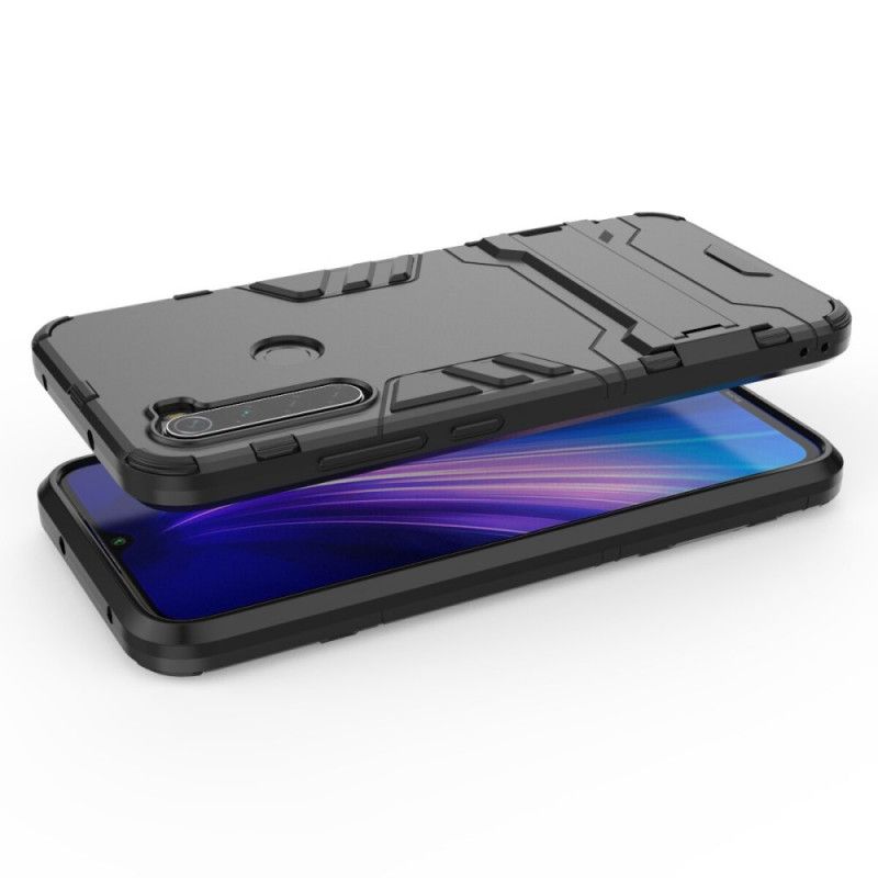 Hoesje voor Xiaomi Redmi Note 8 Wit Zwart Ultrabestendige Tong